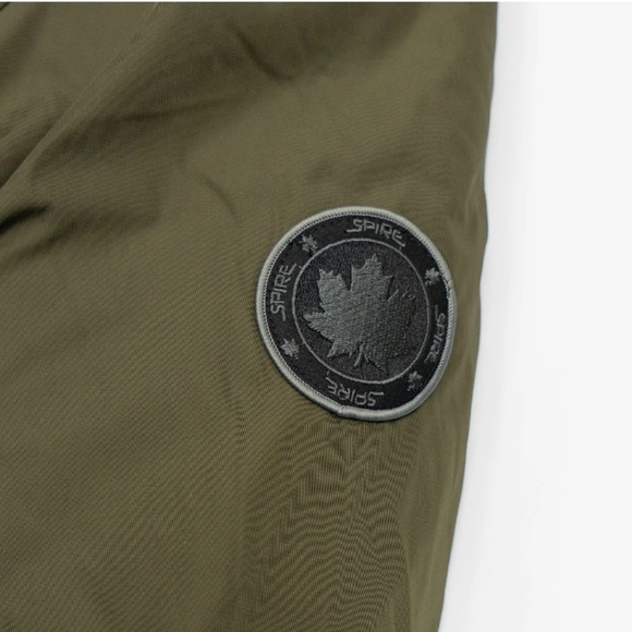 🆕 Spire | Waterproof Summit Parka Jacket Olive Green Mens Size Medium or Large - Picture 4 of 7